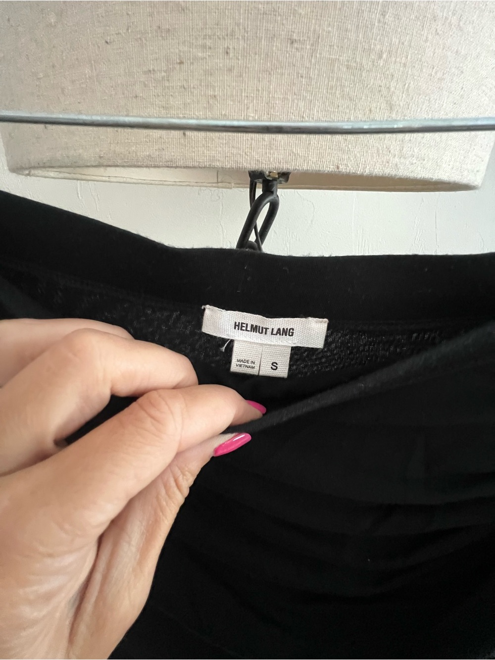 Helmut Lang Black Draped Ruched Floor-Length Maxi Skirt Size S - Picture 3 of 7